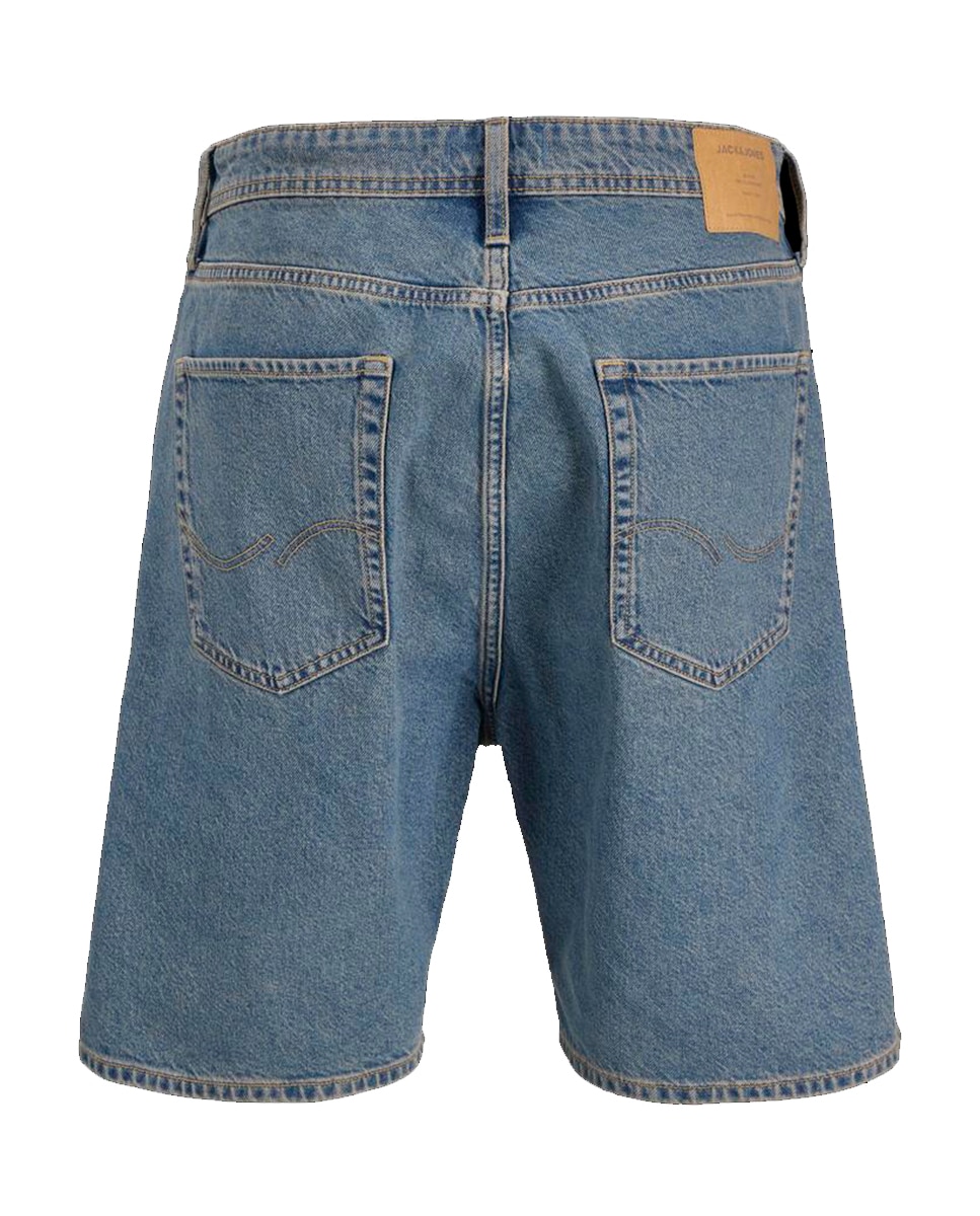 Bermudas de Ganga Relaxed Fit Azul-7