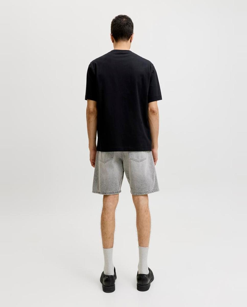 Bermudas de Ganga Loose Fit Cinzento-3