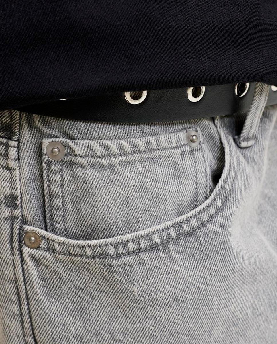Bermudas de Ganga Loose Fit Cinzento-4