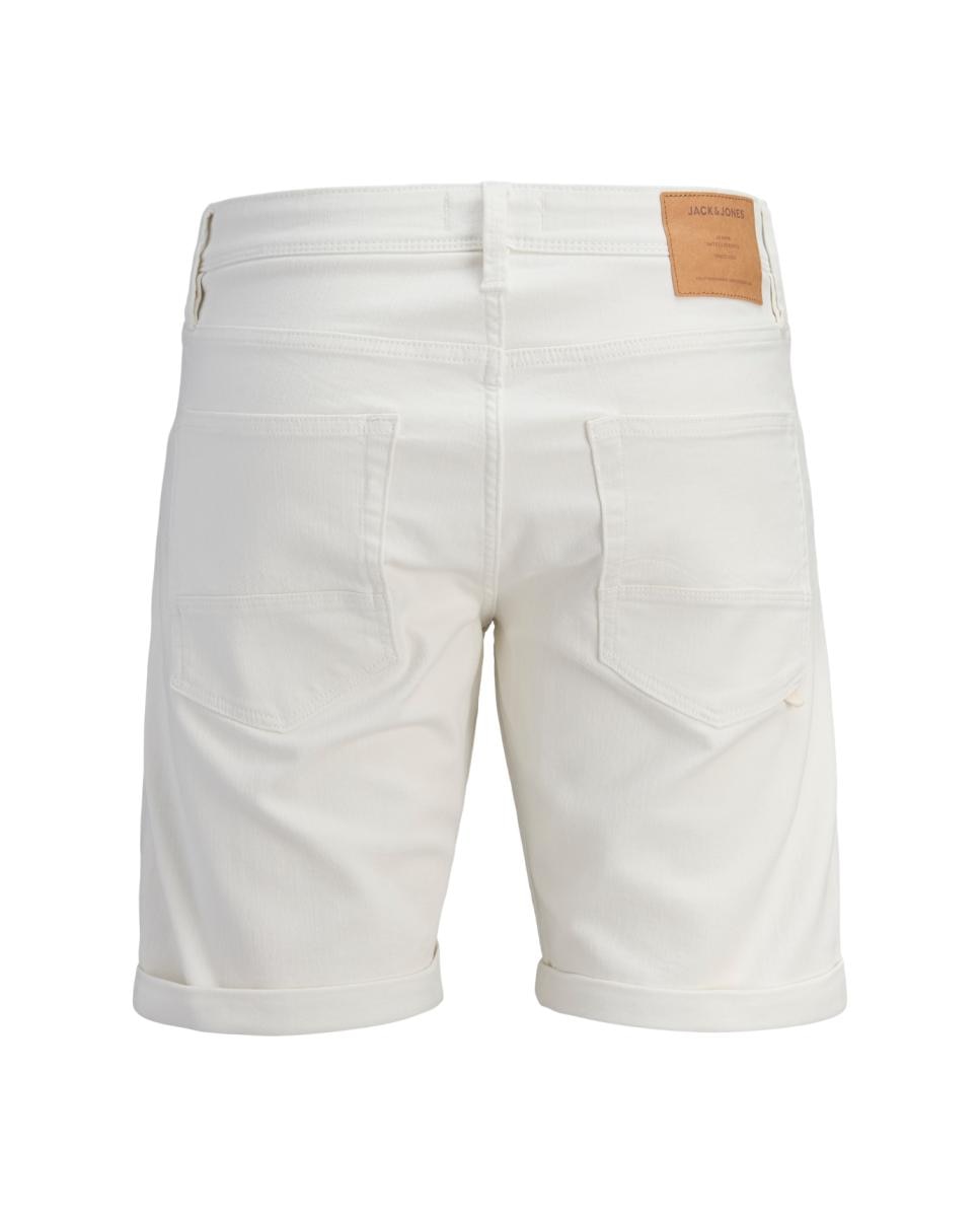 Bermuda Regular Fit com Cinco Bolsos Branco-2
