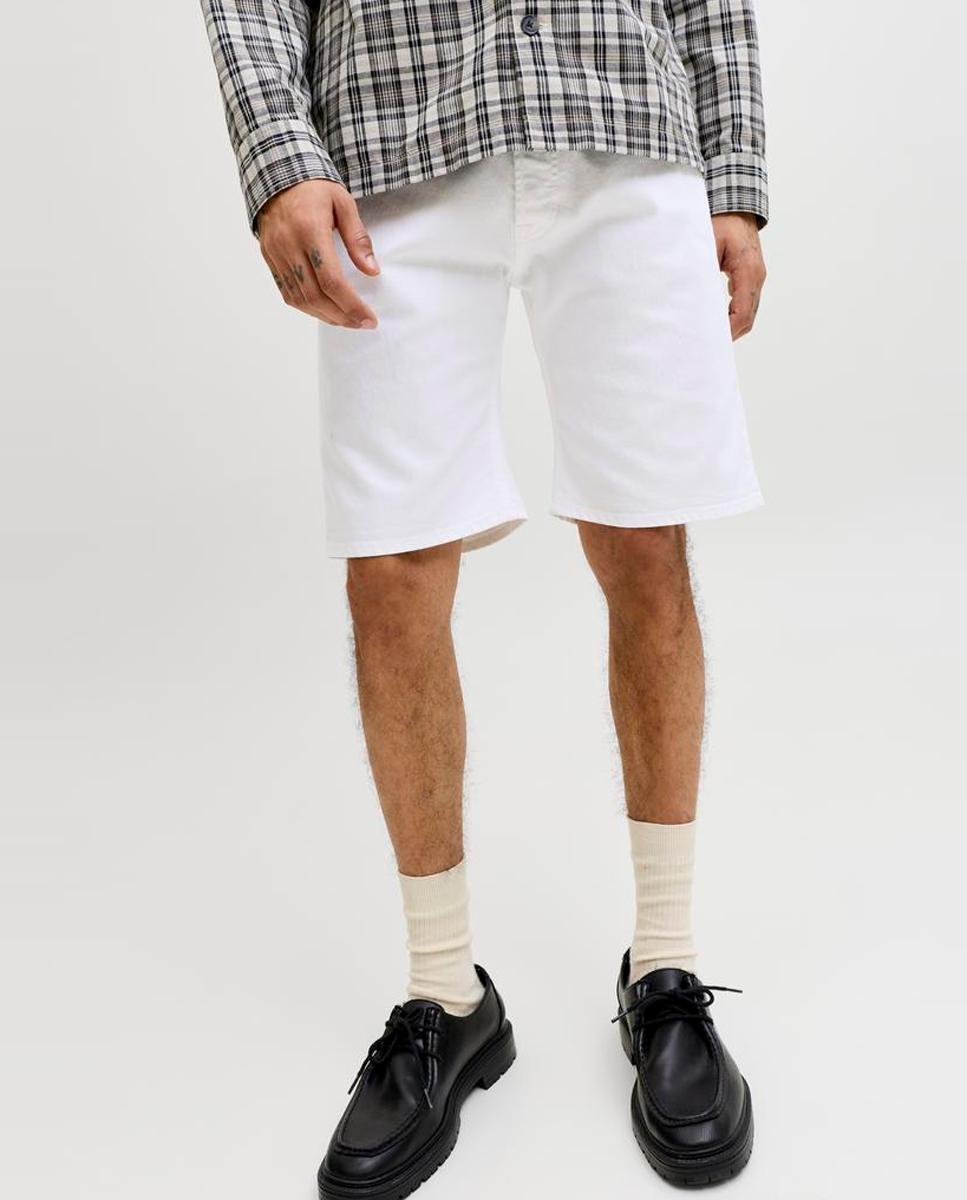 Bermudas de Ganga Regular Fit Branco-4