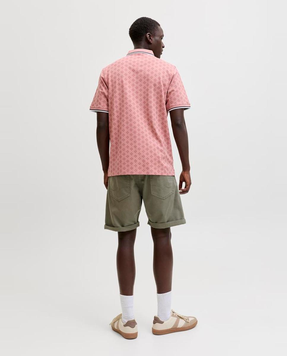 Bermuda de hombre cinco bolsillos lisa - Jack & Jones - Verde Verde-3