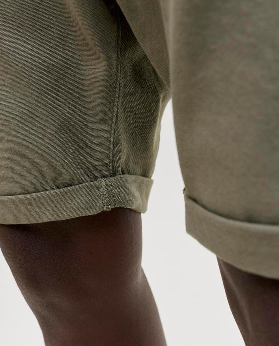 Bermuda de hombre cinco bolsillos lisa - Jack & Jones - Verde Verde-5