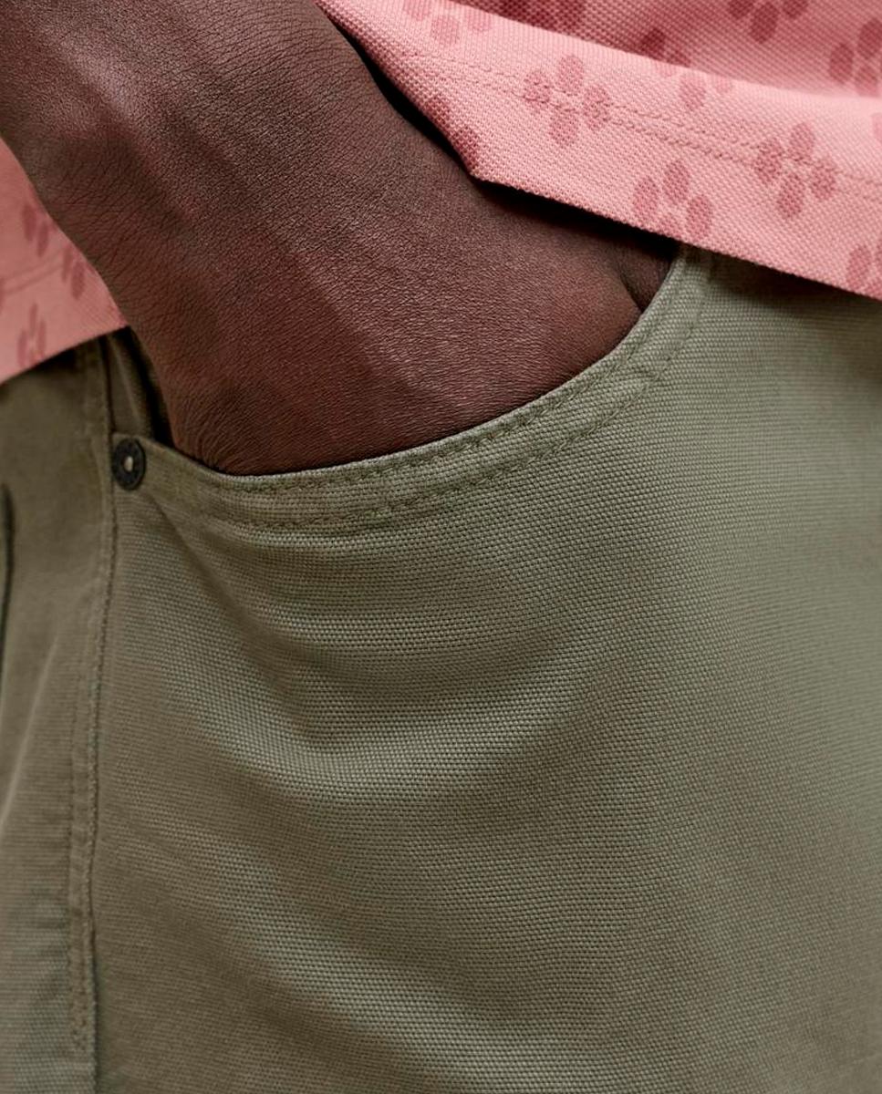 Bermuda de hombre cinco bolsillos lisa - Jack & Jones - Verde Verde-6
