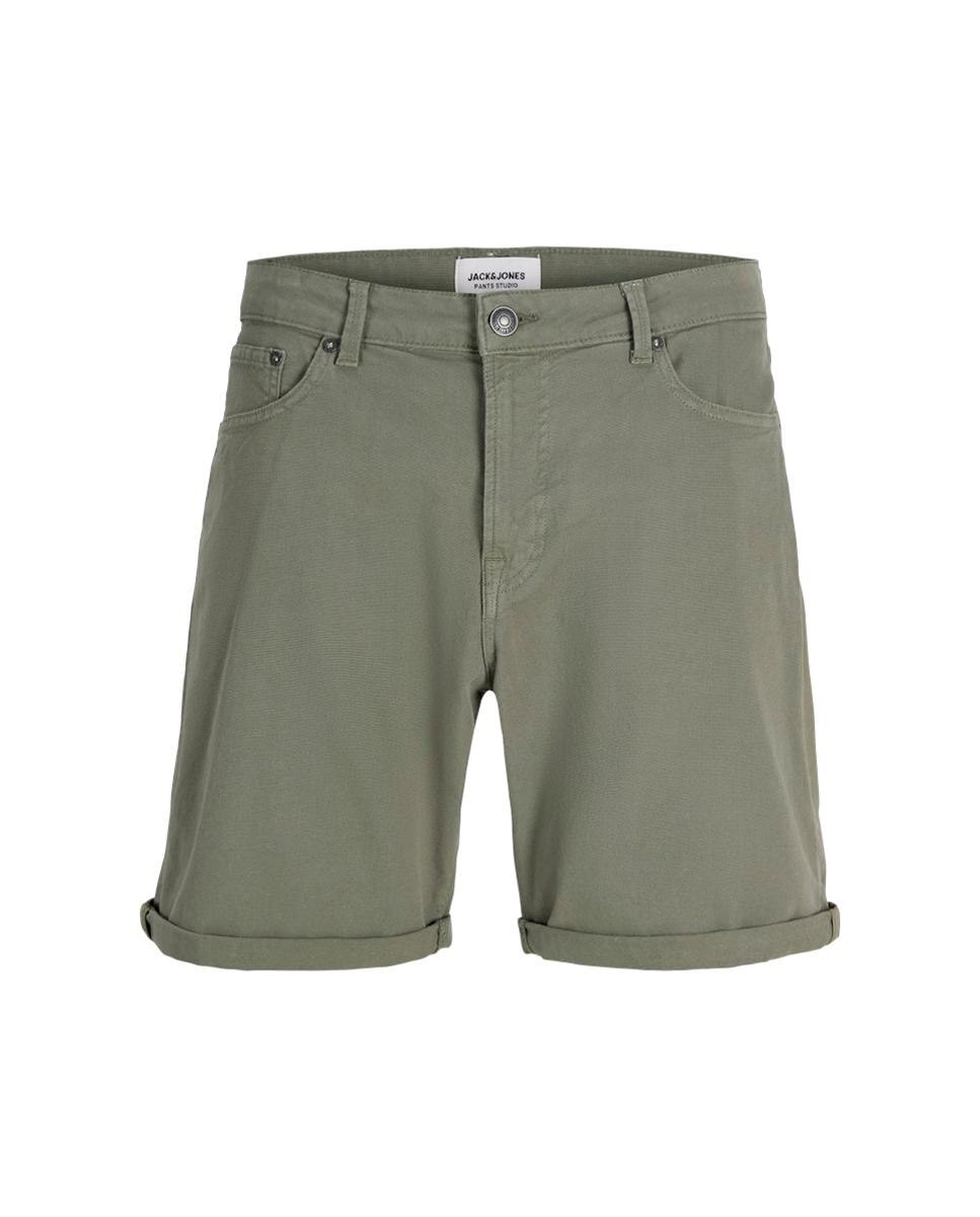 Bermuda de hombre cinco bolsillos lisa - Jack & Jones - Verde Verde-7
