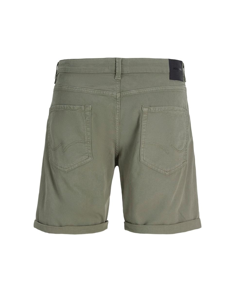 Bermuda de hombre cinco bolsillos lisa - Jack & Jones - Verde Verde-8