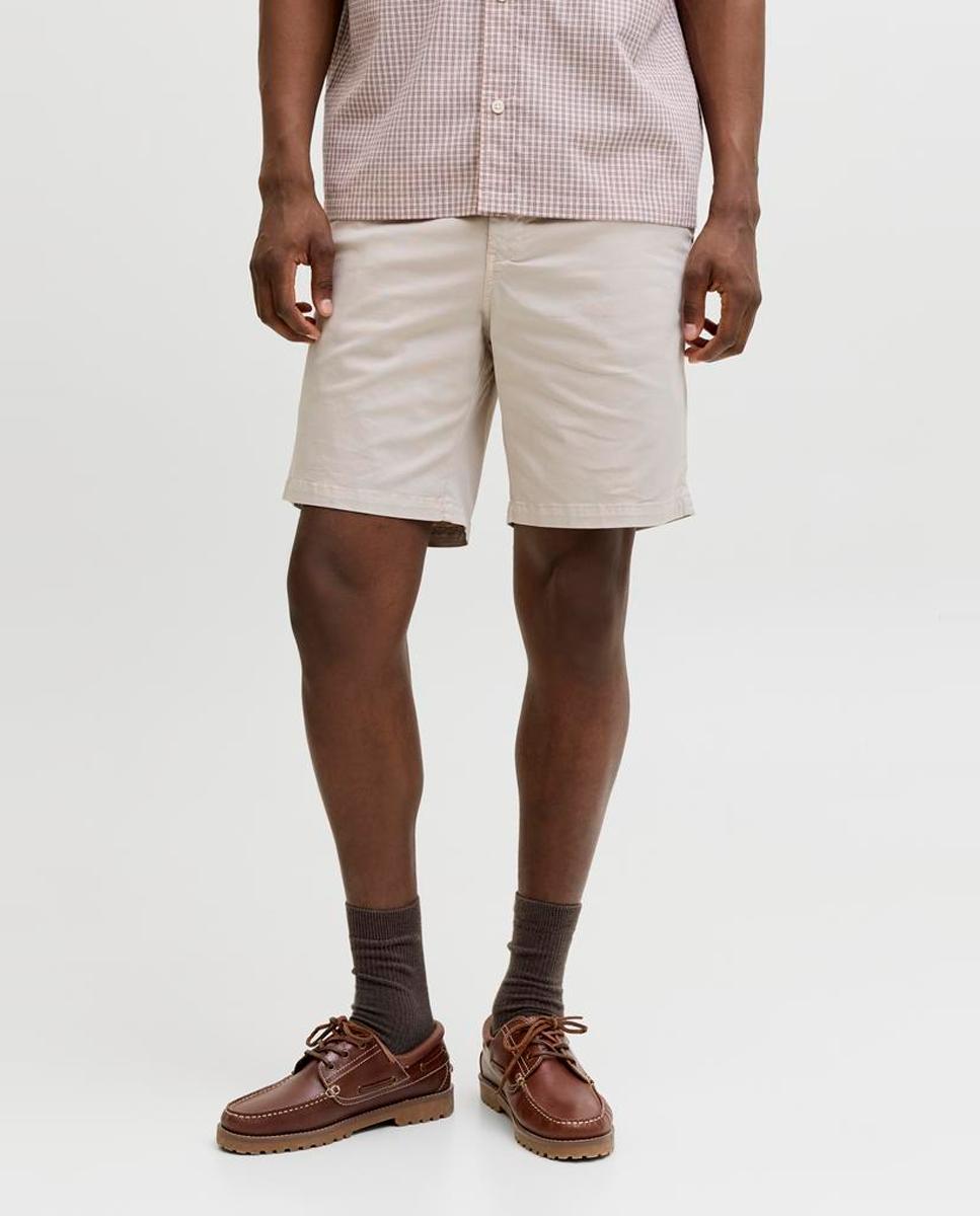 Bermudas Chino Relaxed Fit Bege-2