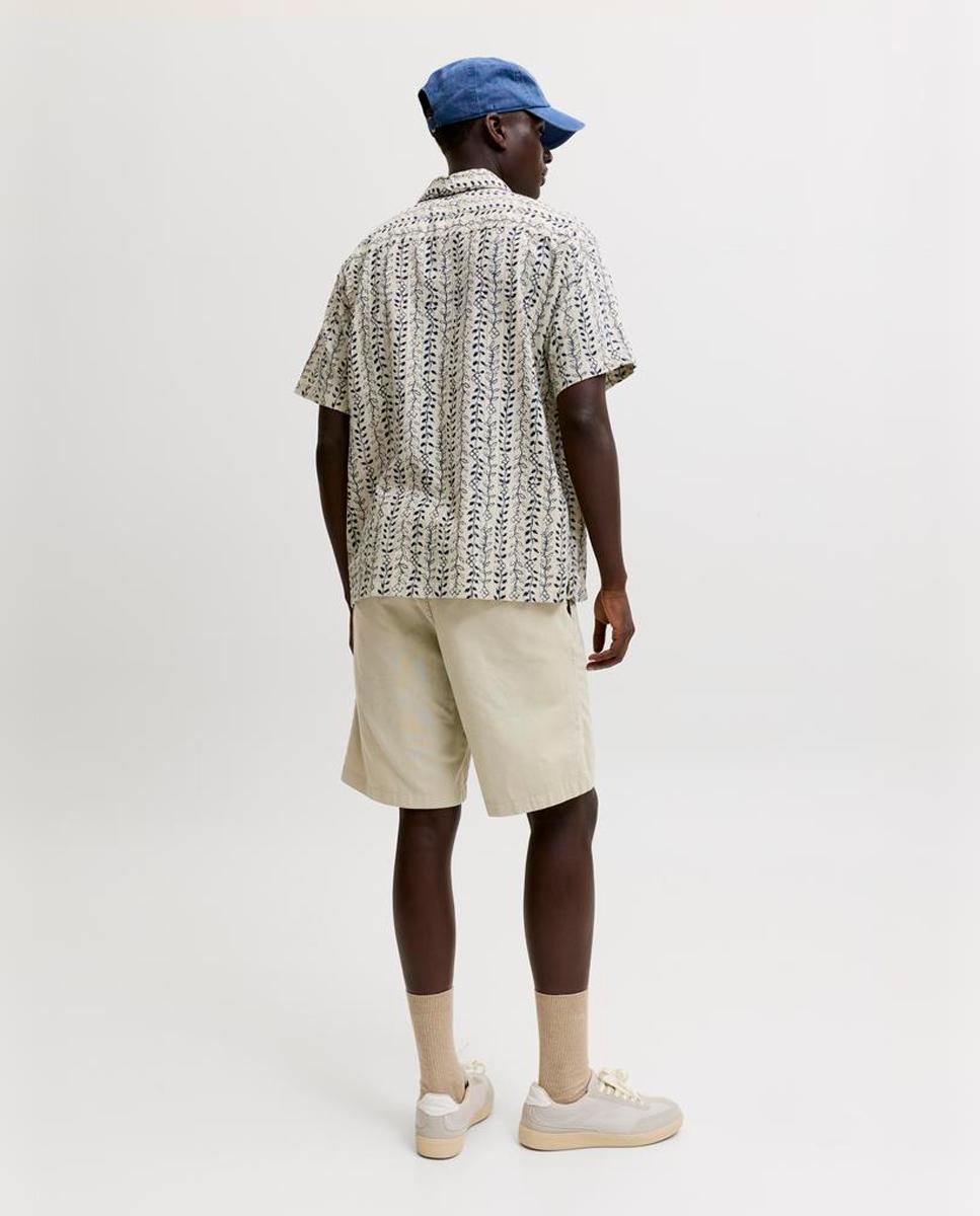 Imagen 3 de Bermuda jogger de hombre con cintura elástica - Jack & Jones - Marrón claro Marrón claro
