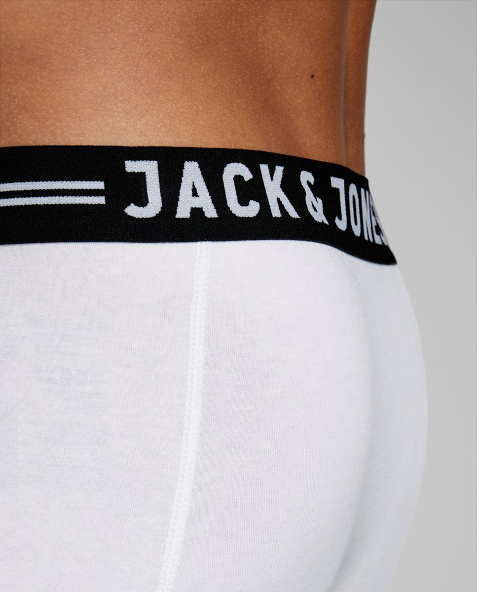 Pack de 3 bóxers de punto de hombre grises - Jack & Jones - Gris Gris-3