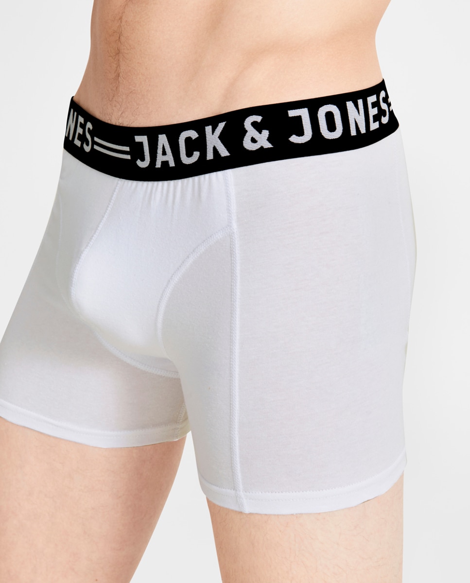 Pack de 3 bóxers de punto de hombre grises - Jack & Jones - Gris Gris-7