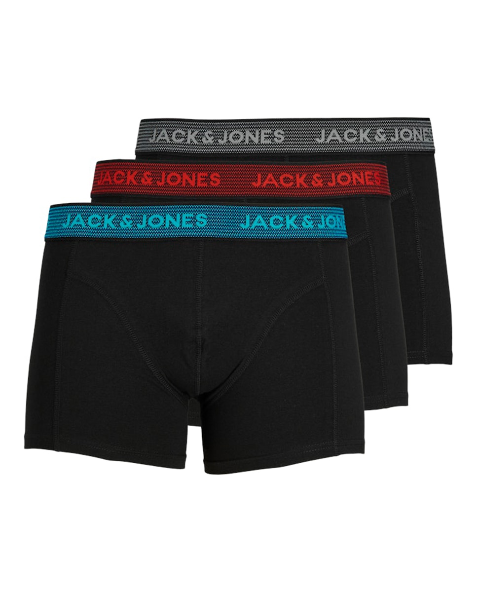 Imagen 0 de Pack de 3 bóxers de algodón Negro