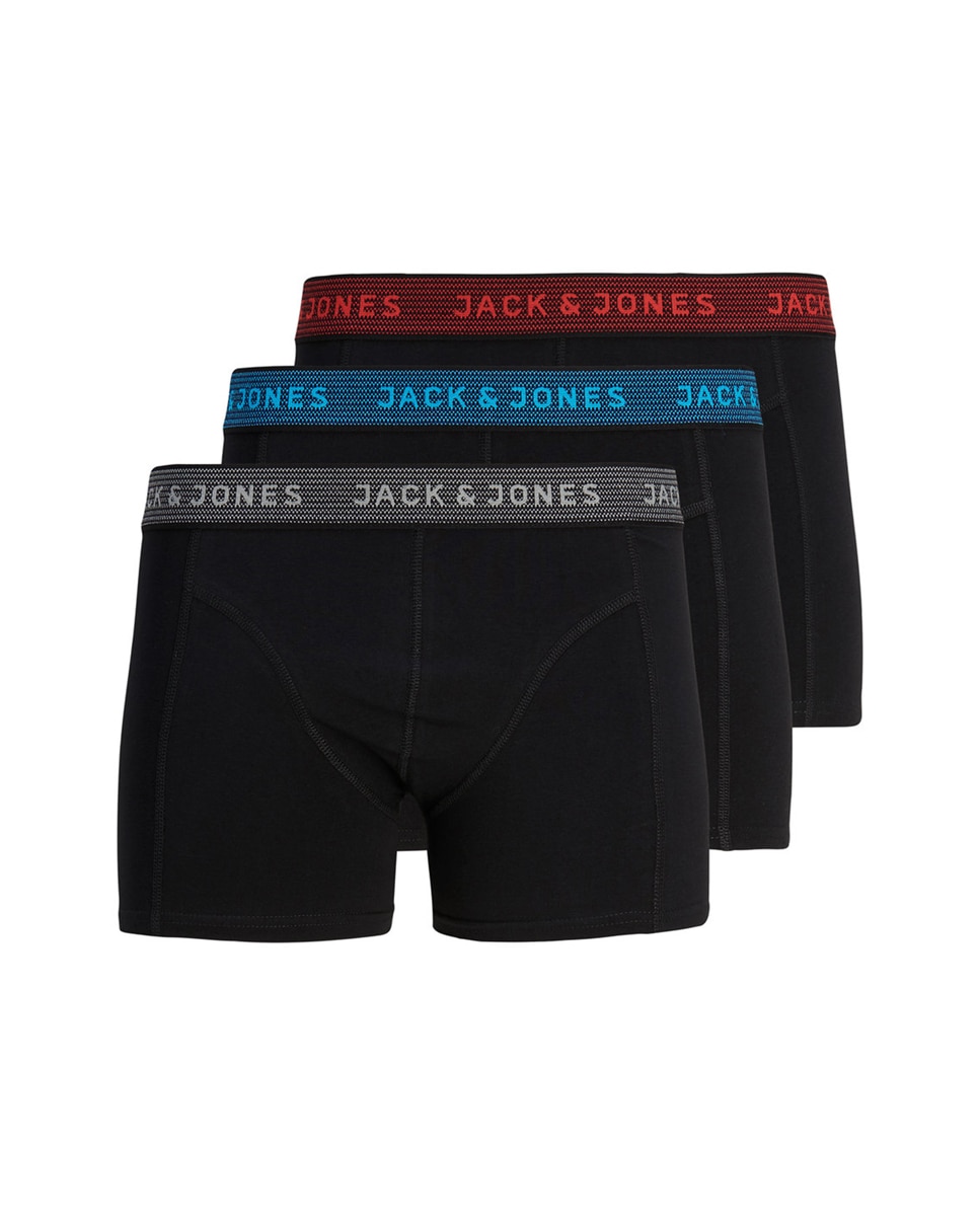Pack de 3 Boxers de Algodão Preto-7
