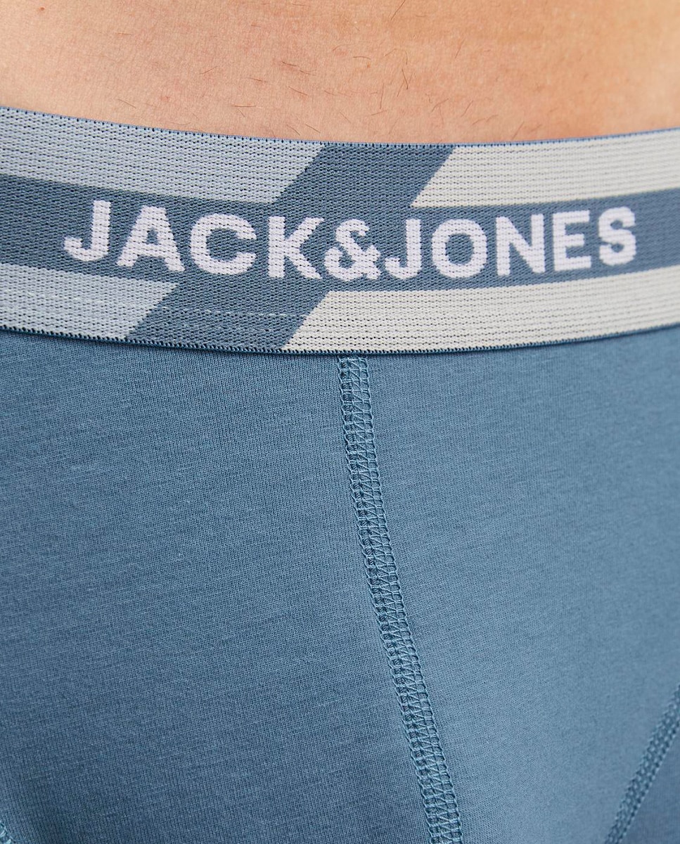 Pack de 3 Boxers com Logótipo e Cintura Elástica Azul-5