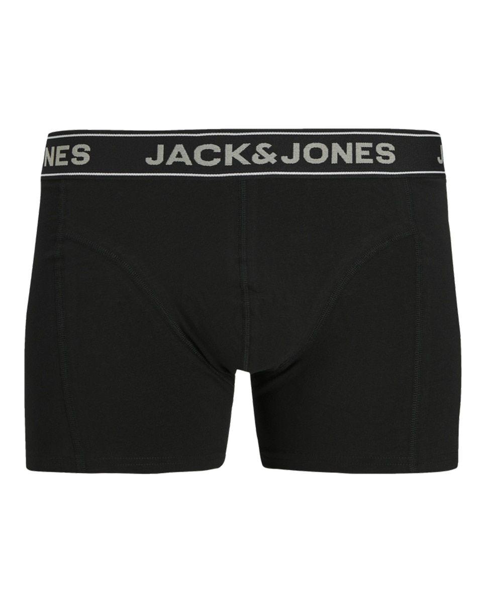 Pack de tres bóxer con logo - Jack & Jones - Negro Negro-5