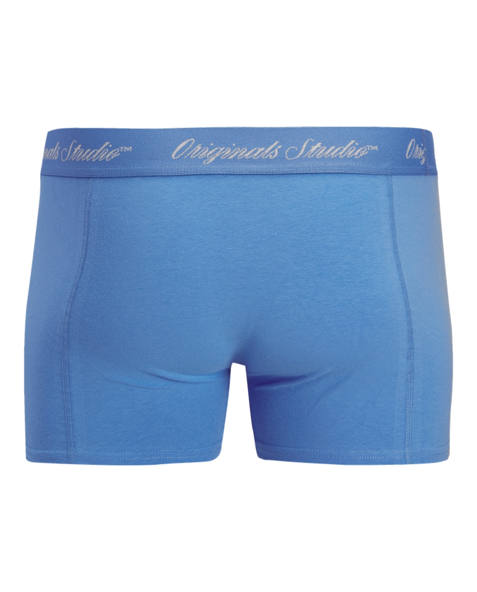 Pack de Três Boxers de Malha com Cintura Elástica e Logótipo Multicolor-4