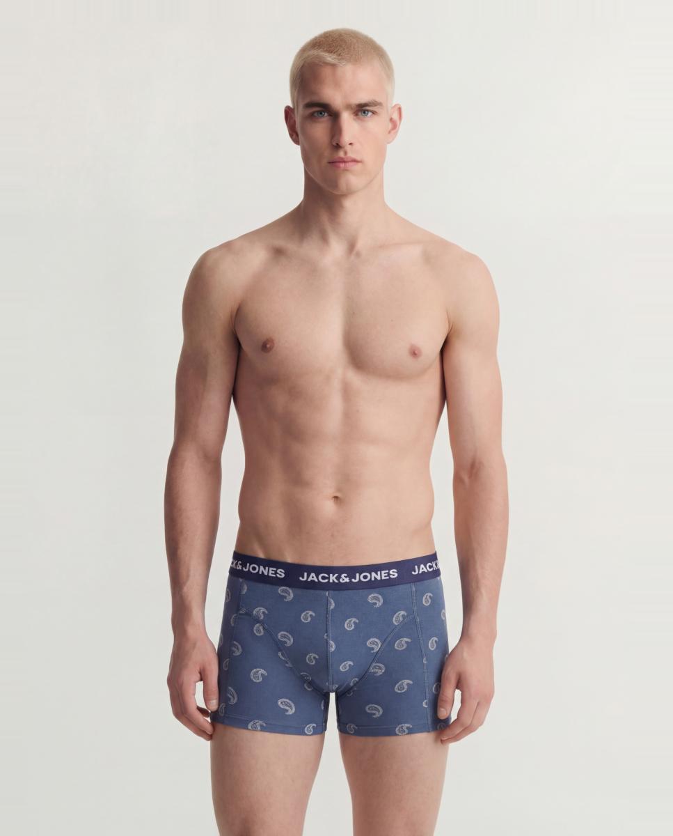 Pack de 3 Boxers de Malha com Cintura Elástica para Homem Multicolor-2