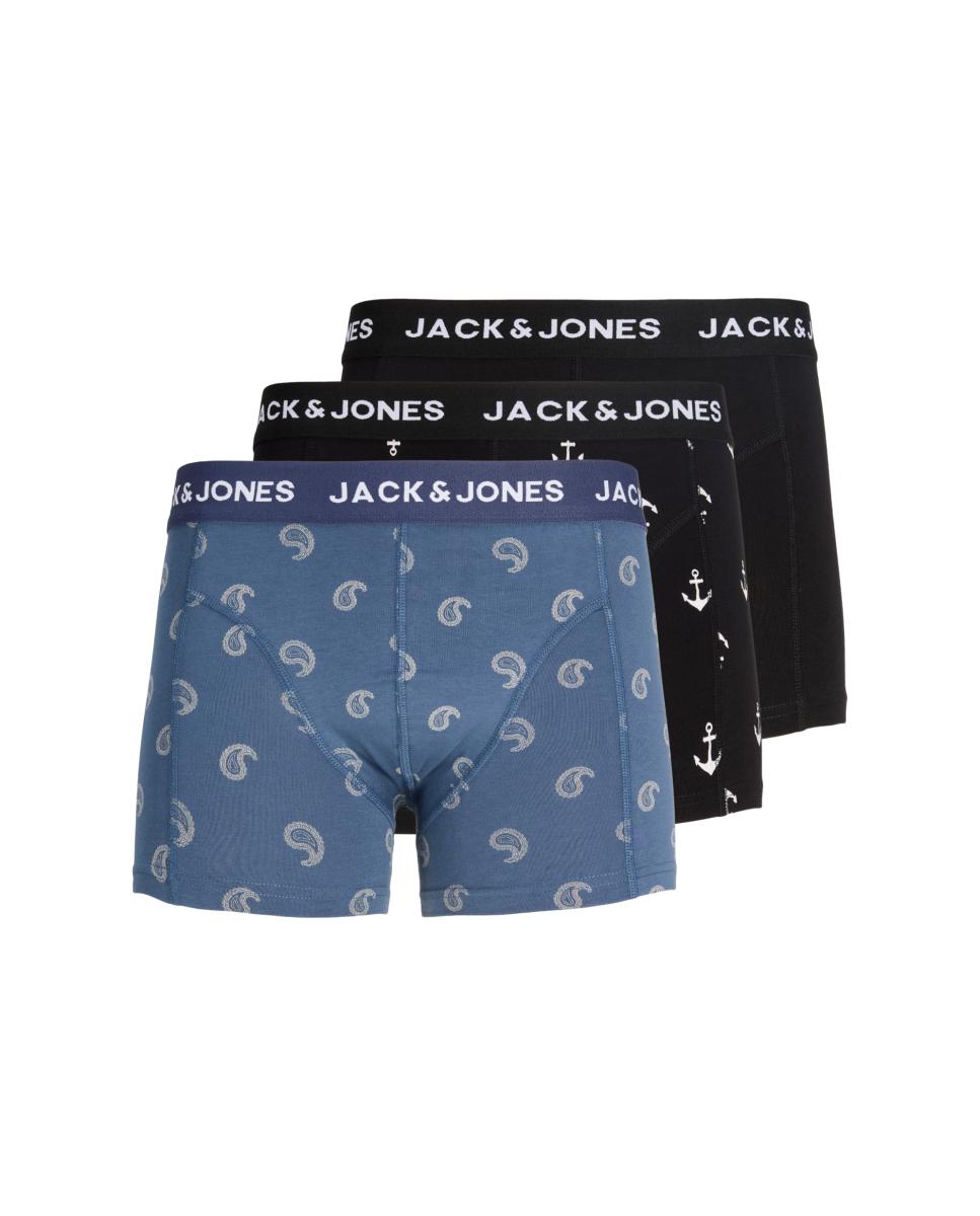 Pack de 3 Boxers de Malha com Cintura Elástica para Homem Multicolor-7