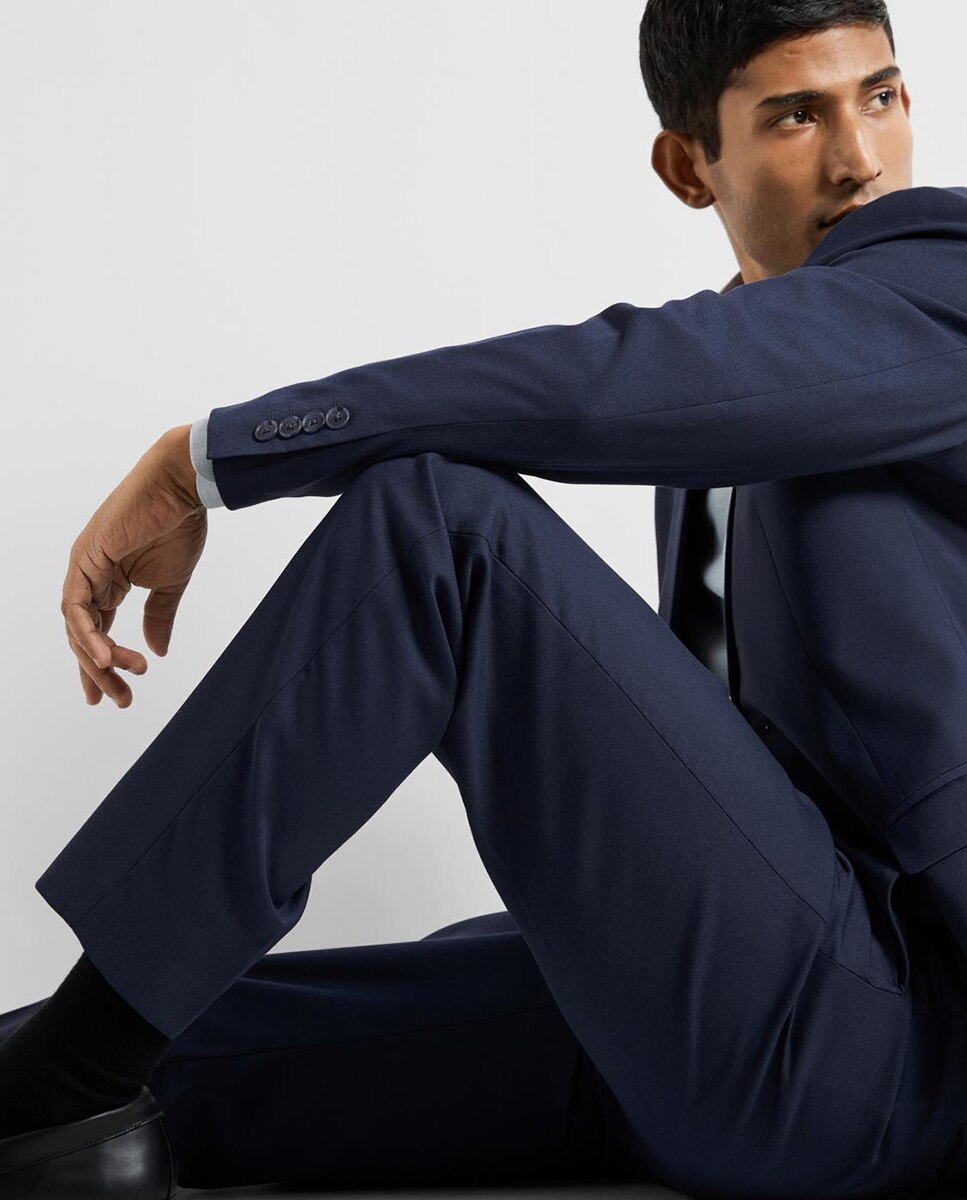 Pantalón de hombre de traje Slim Fit - Selected - Azul marino Azul marino-4