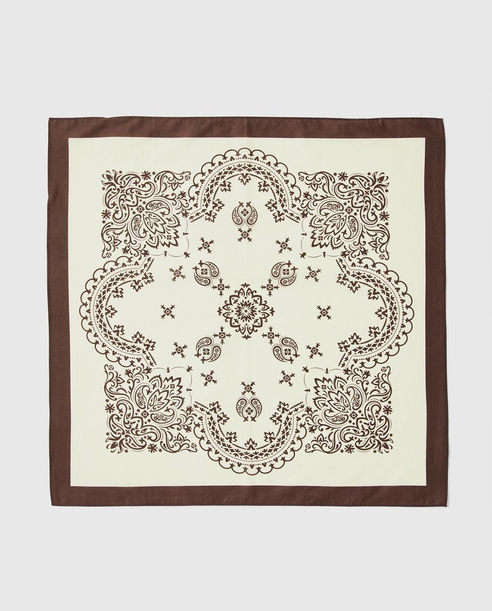 Imagen 1 de Bandana de hombre - Selected - Marrón Marrón