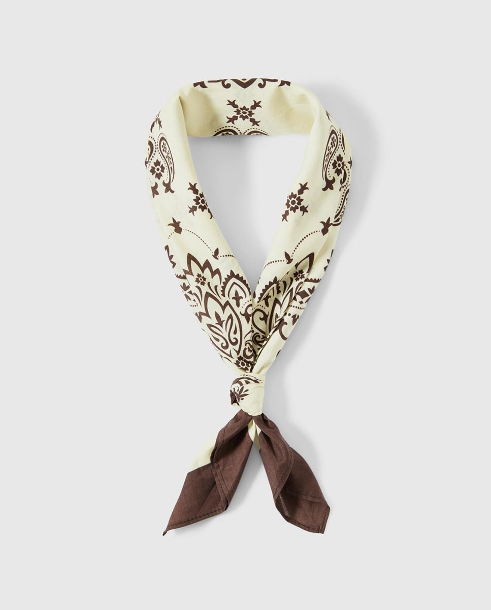 Imagen 2 de Bandana de hombre - Selected - Marrón Marrón