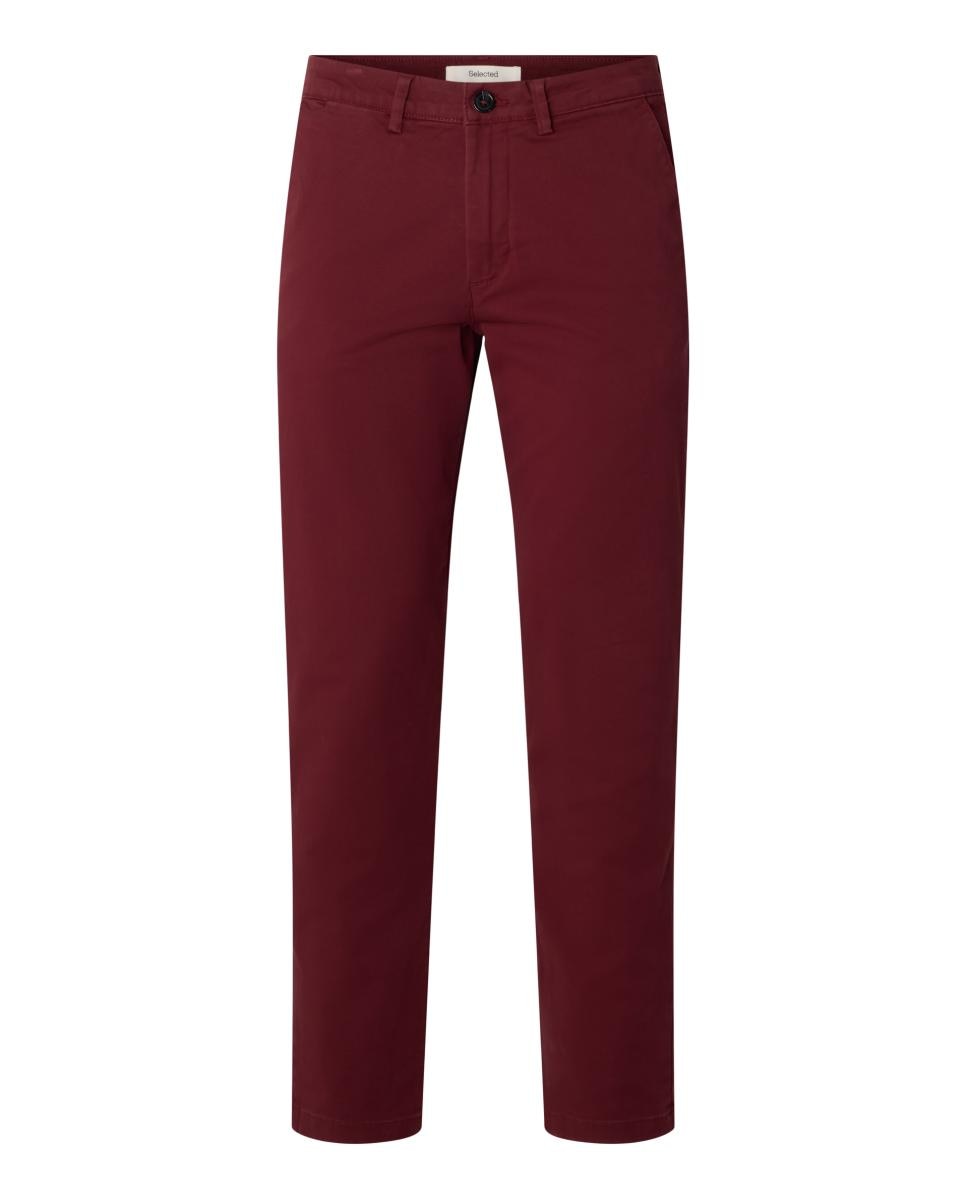 Calças Chino Desportivas Slim Fit Bordeaux-5