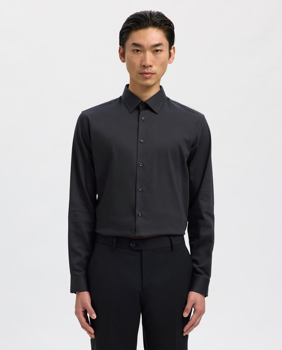 Camisa hombre - Selected - Negro Negro-1