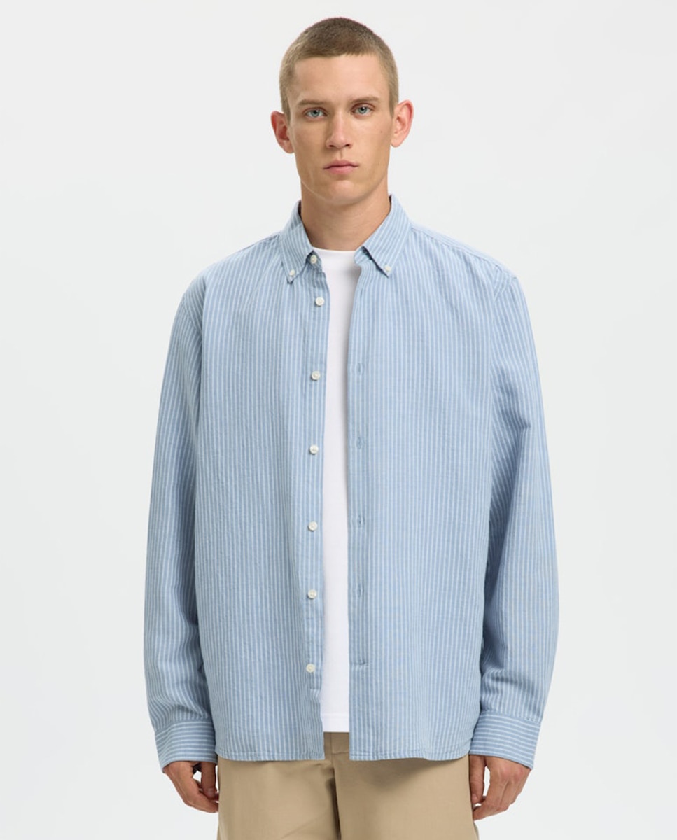 Imagem 0 de Camisa Regular Fit com Manga Comprida