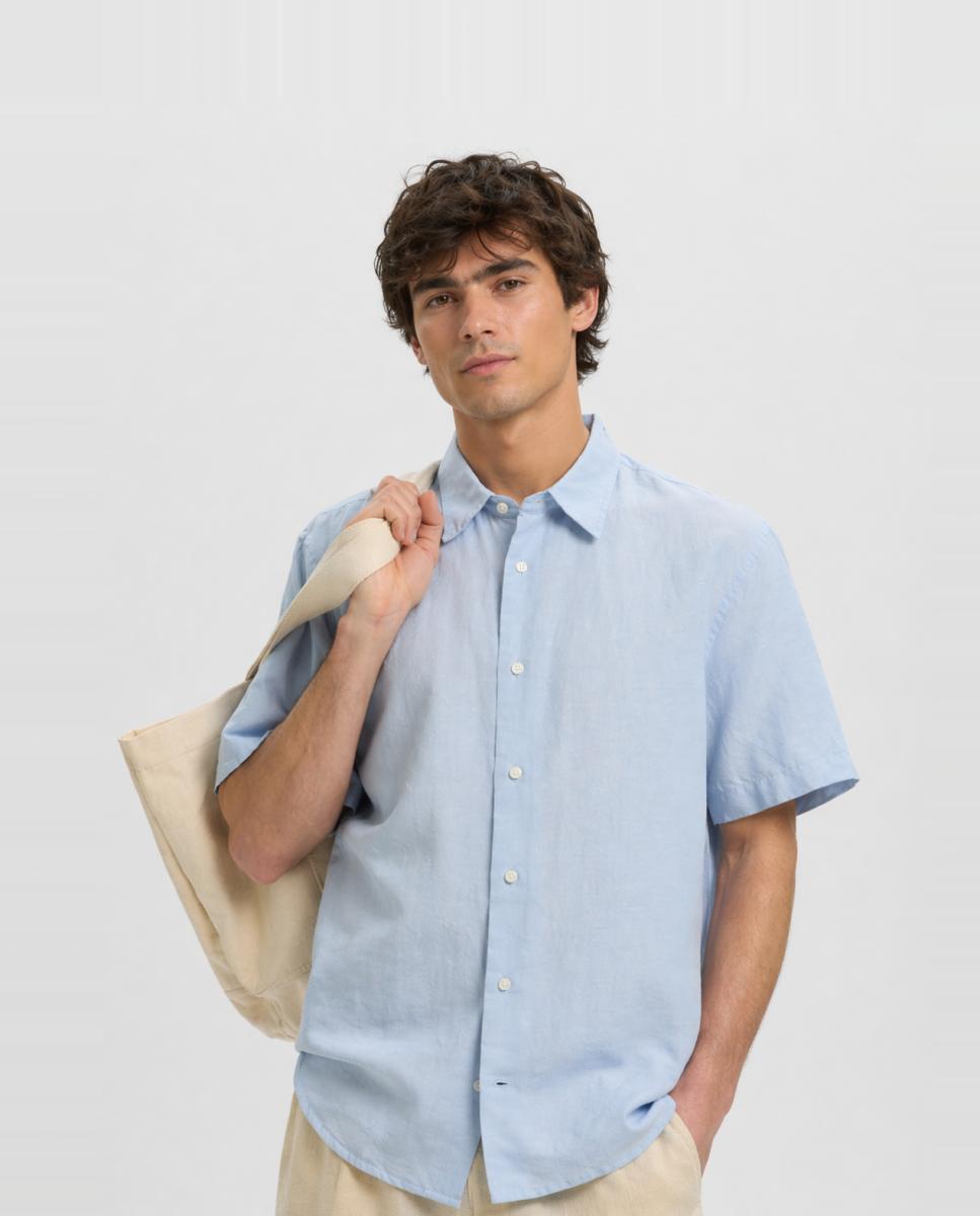Imagem 0 de Camisa Regular Fit com Manga Curta