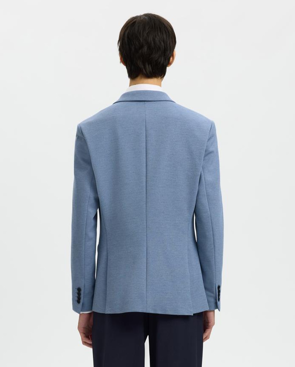 Chaqueta de hombre traje slim fit - Selected - Azul claro Azul claro-2