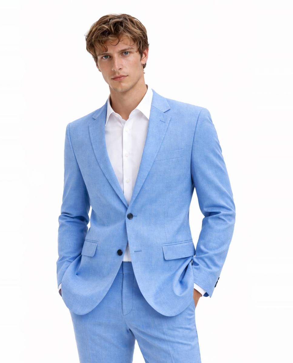 Imagem 0 de Casaco de Fato Slim Fit Liso