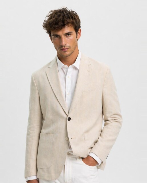 Traje de hombre de lino