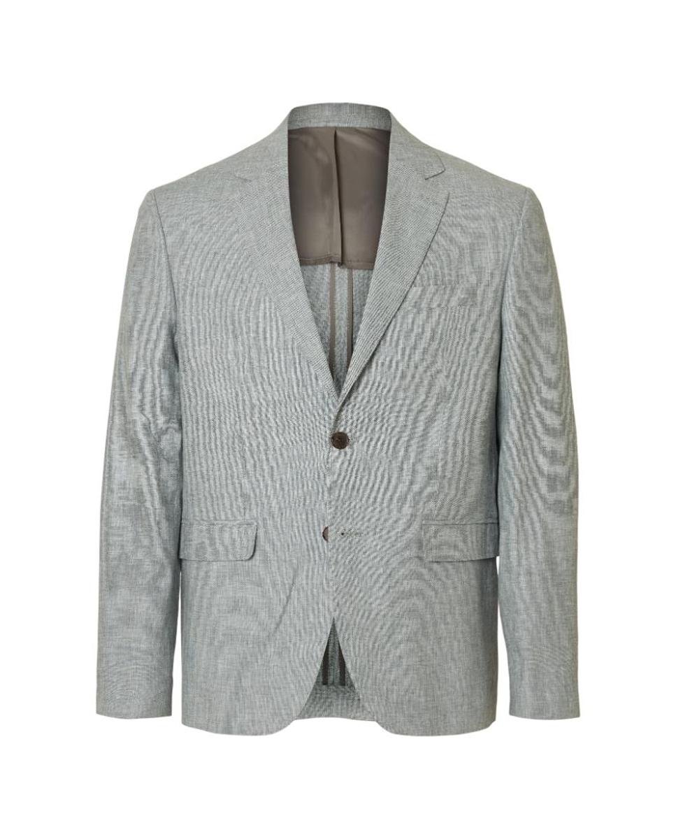 Fato Slim Fit Regular Fit Verde-claro-4