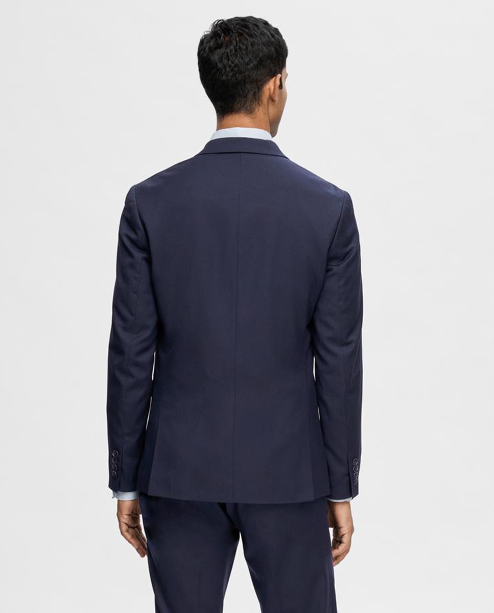 Chaqueta de hombre de traje Slim Fit - Selected - Azul marino Azul marino-2