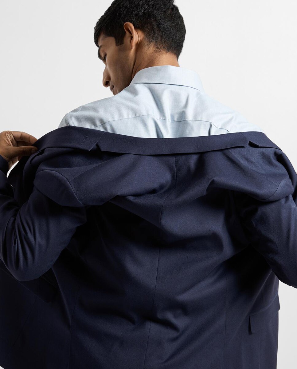 Chaqueta de hombre de traje Slim Fit - Selected - Azul marino Azul marino-4