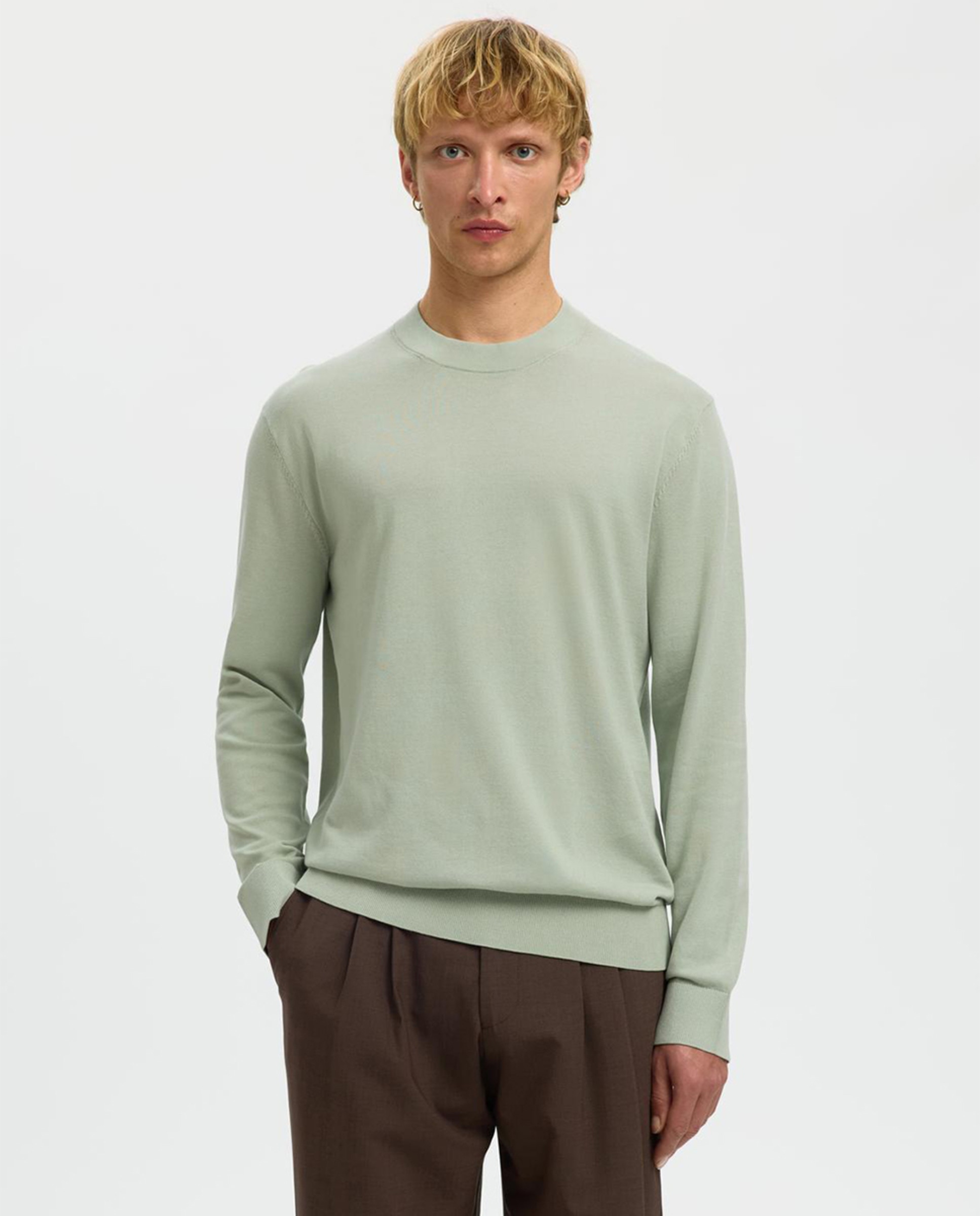 Selected - Jersey de punto fino.