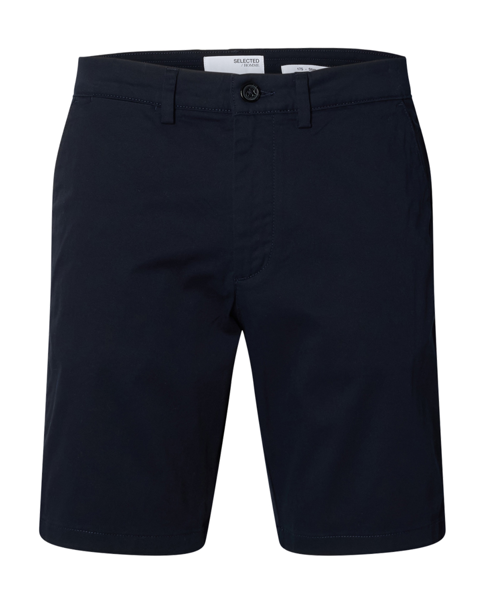Pantalón corto de hombre tipo chino,slim fit - Selected - Azul Azul-5