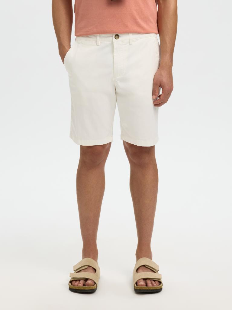 Calções Chino Slim Fit Branco-2