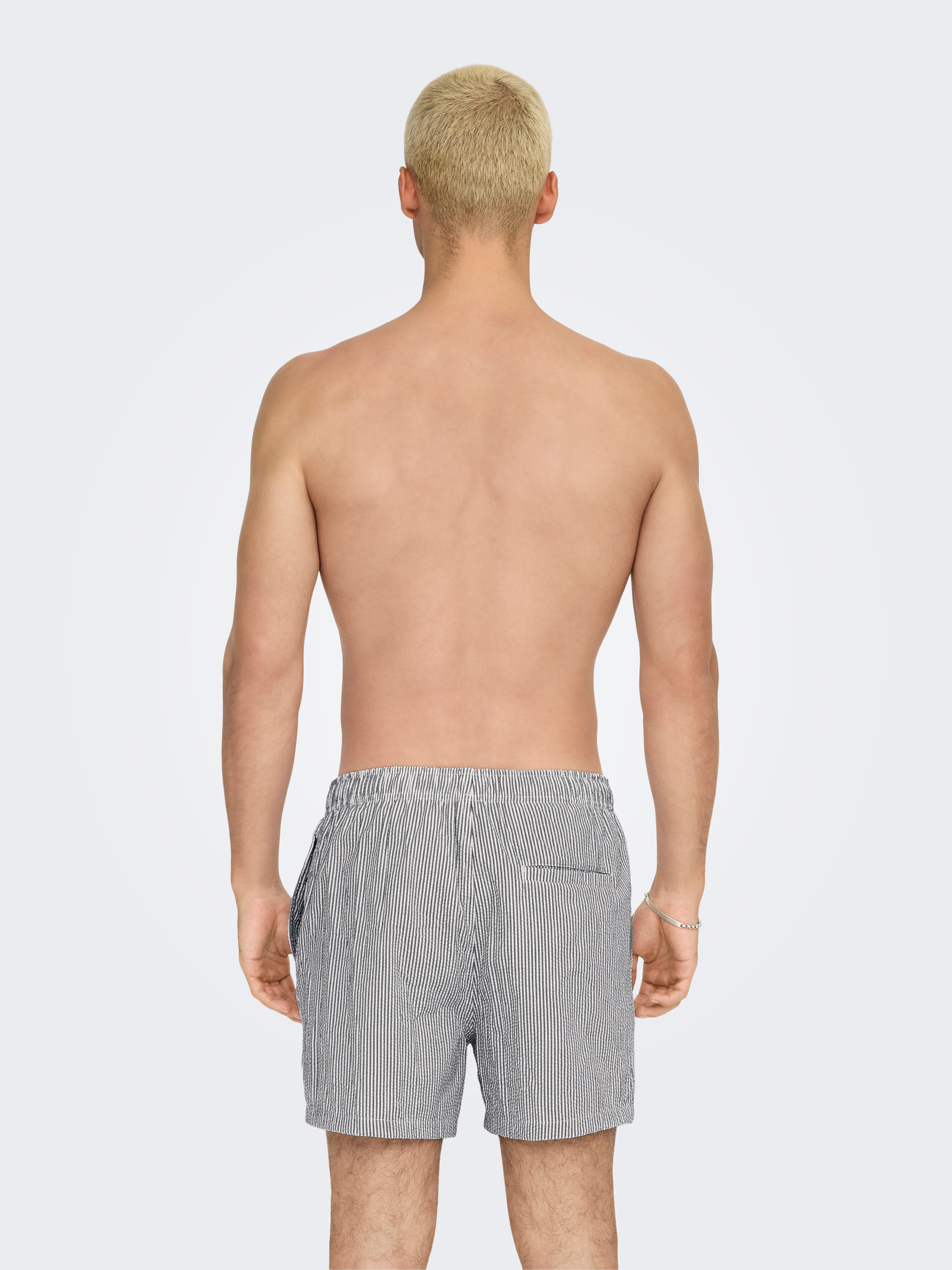 Bañador bermuda de hombre regular fit - Only & Sons - Verde Verde-2