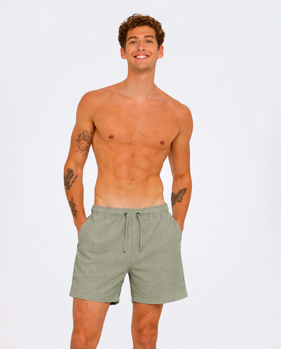 Imagem 0 de Calções de Banho Regular Fit