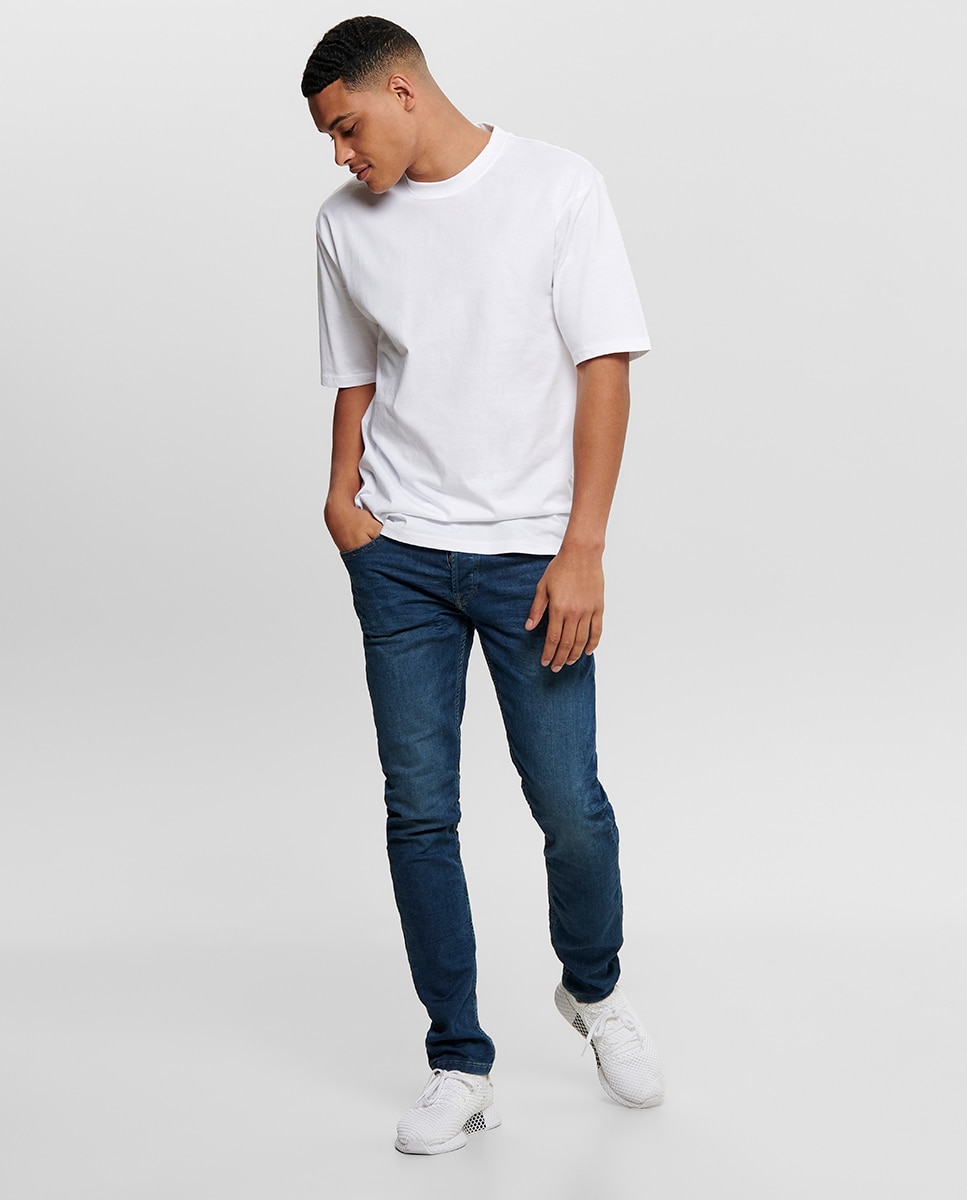 Imagen 0 de Vaquero de hombre Only & Sons slim azul Azul