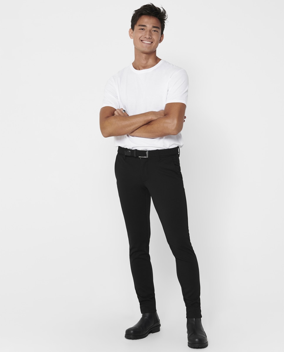 Only & Sons - Pantalón de vestir de hombre slim.