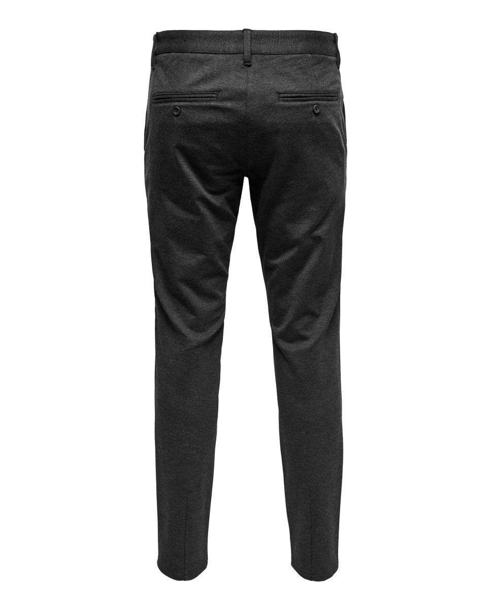 Pantalón de vestir de hombre slim - Only & Sons - Gris oscuro Gris oscuro-6