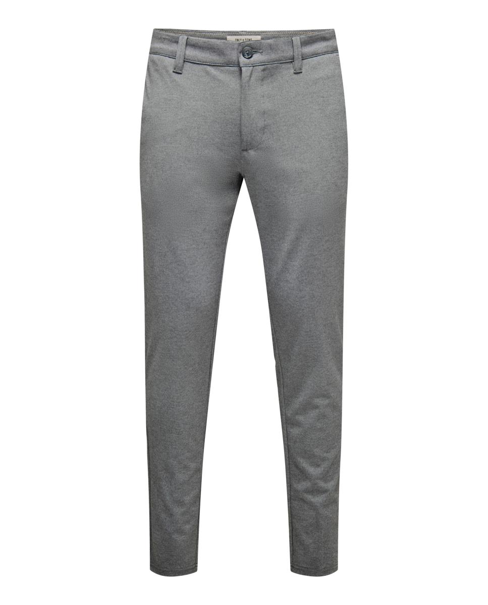 Pantalón de vestir de hombre slim - Only & Sons - Gris claro Gris claro-6