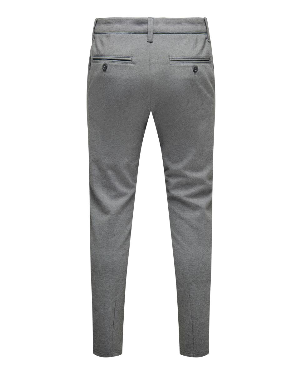 Pantalón de vestir de hombre slim - Only & Sons - Gris claro Gris claro-7