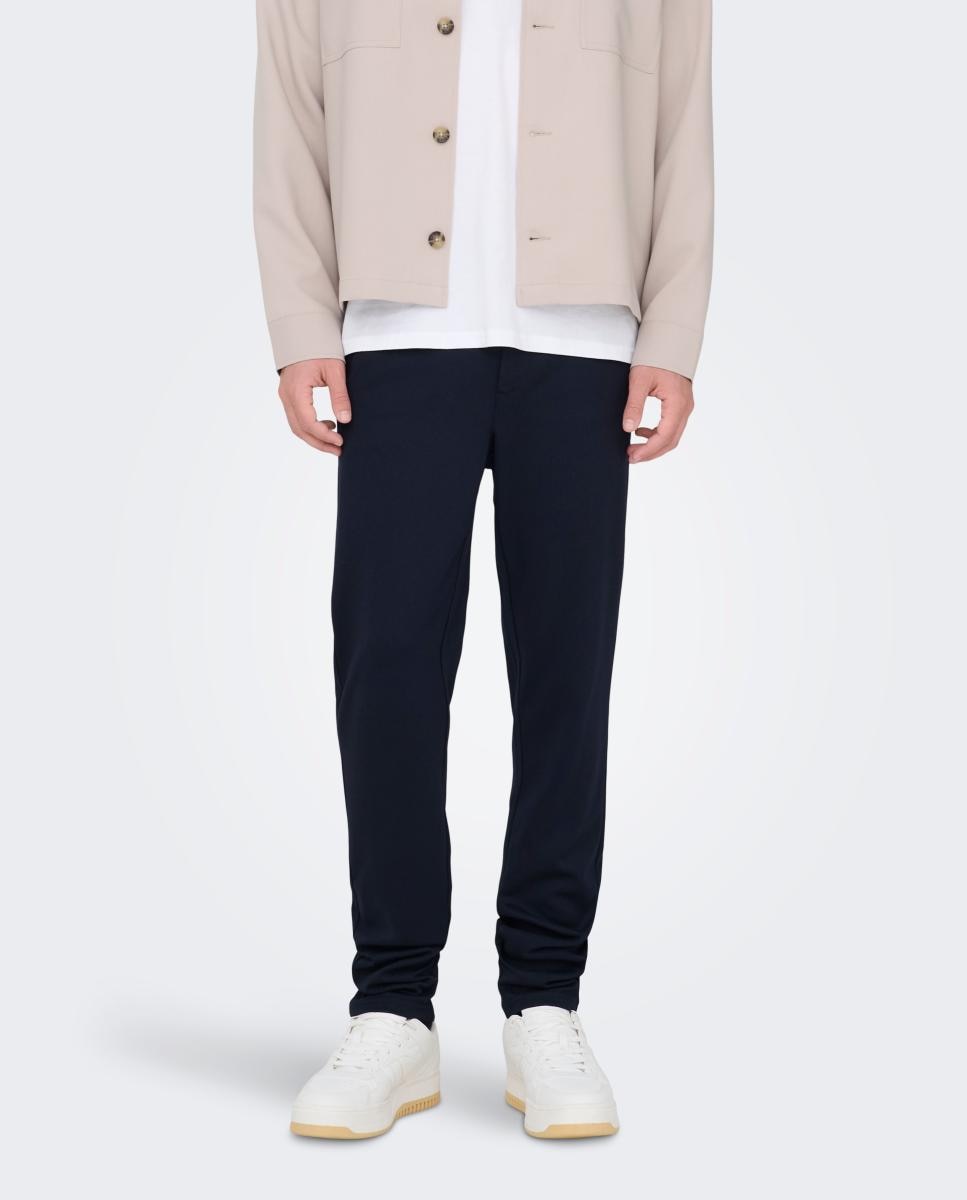 Pantalón de vestir de hombre slim - Only & Sons - Verde claro Azul marino-2