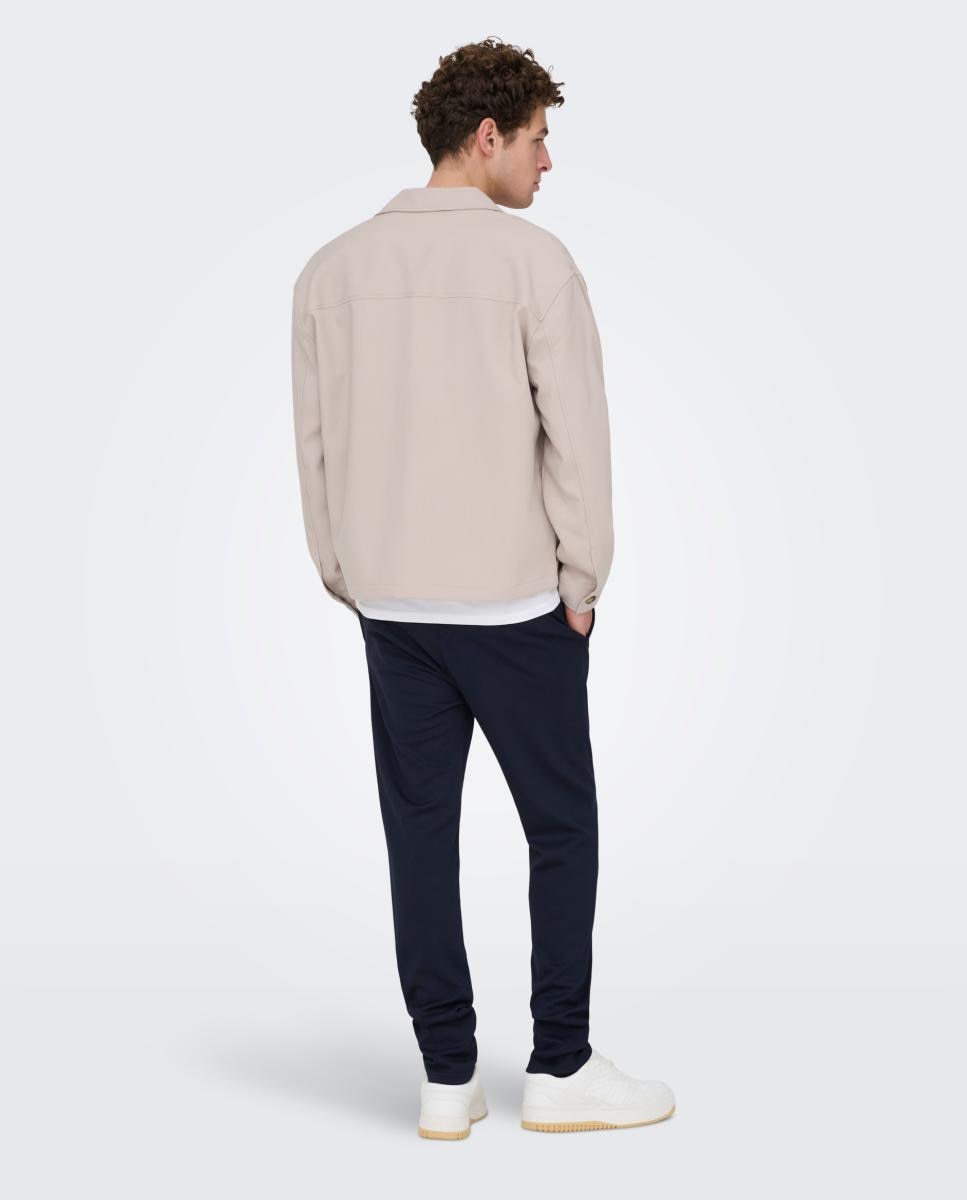 Pantalón de vestir de hombre slim - Only & Sons - Verde claro Azul marino-3