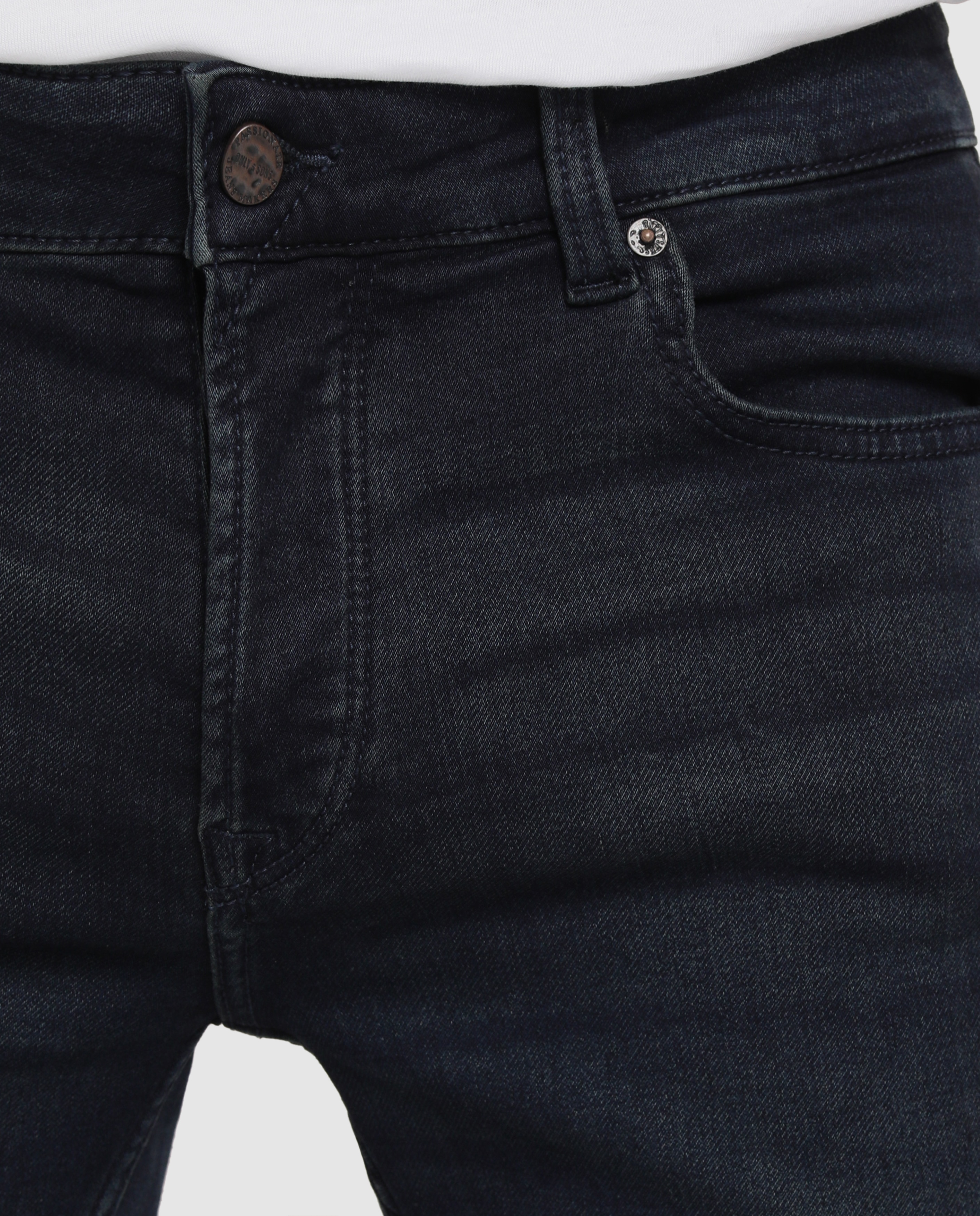 Jeans slim fit Azul-3
