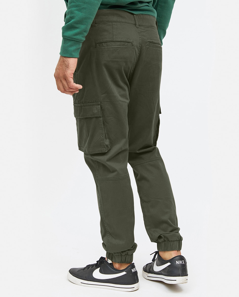 Pantalón cargo de hombre - Only & Sons - Verde Oliva Verde Oliva-2