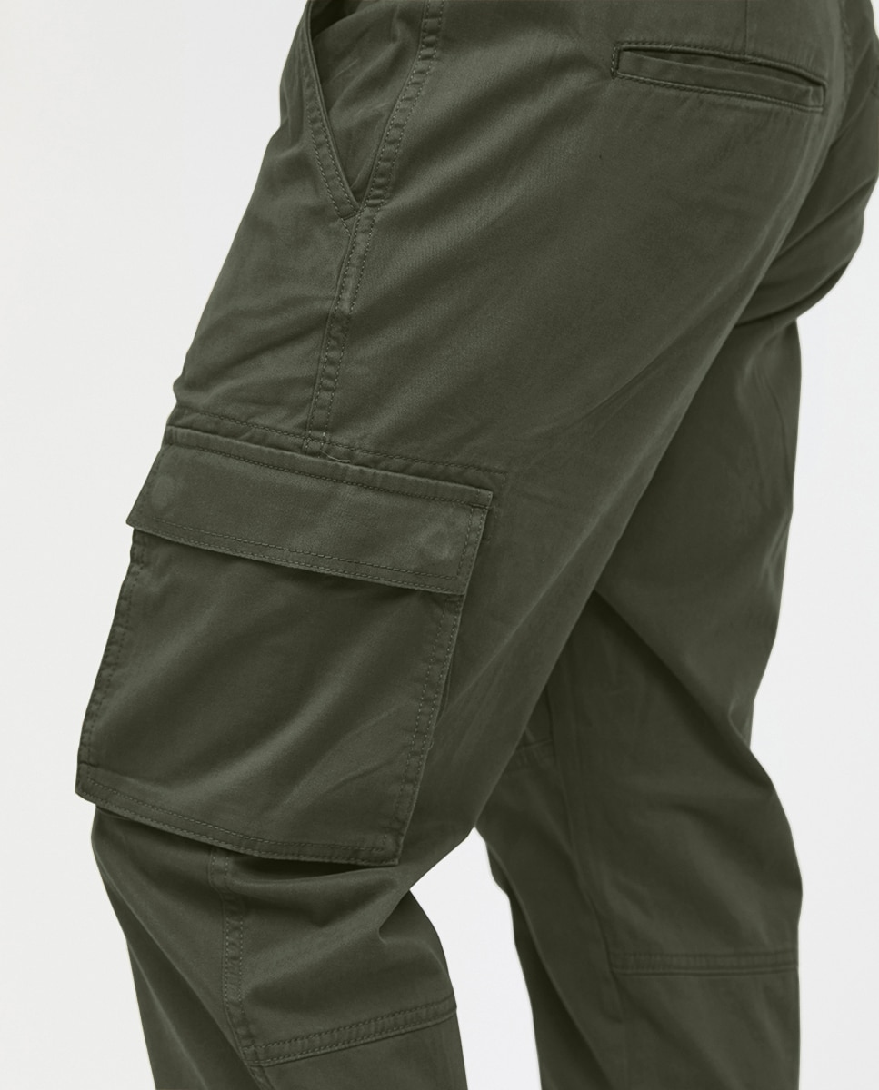 Pantalón cargo de hombre - Only & Sons - Verde Oliva Verde Oliva-3