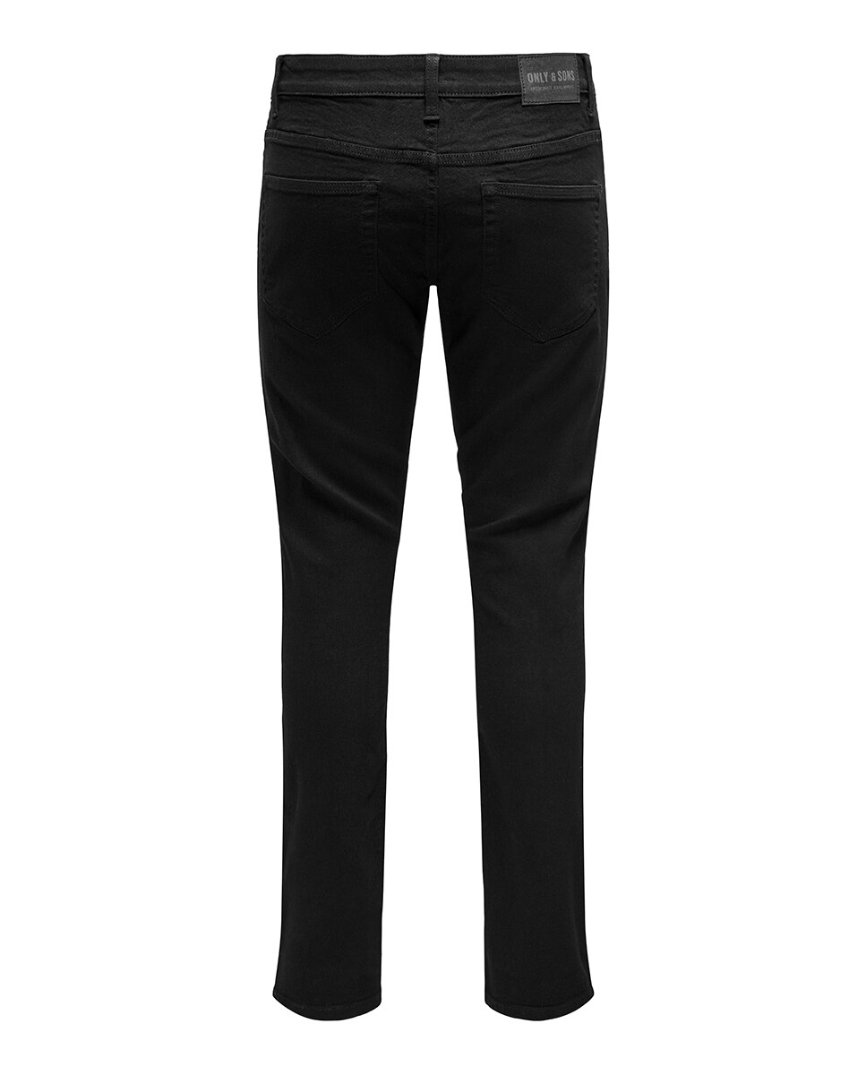 Jeans Slim Fit Preto-7